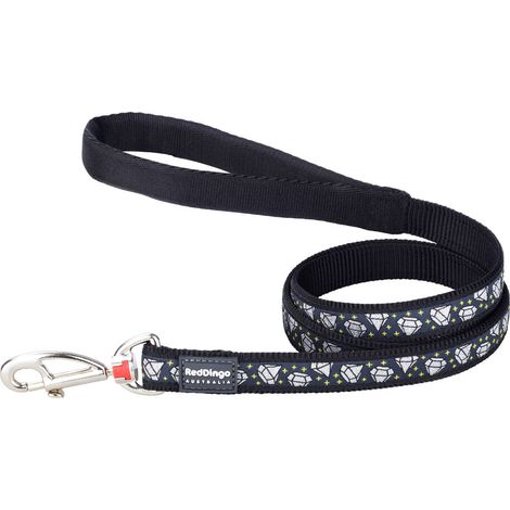 Correa para Perro Red Dingo Diamond 1,2 m Negro 1.2 x 120 cm