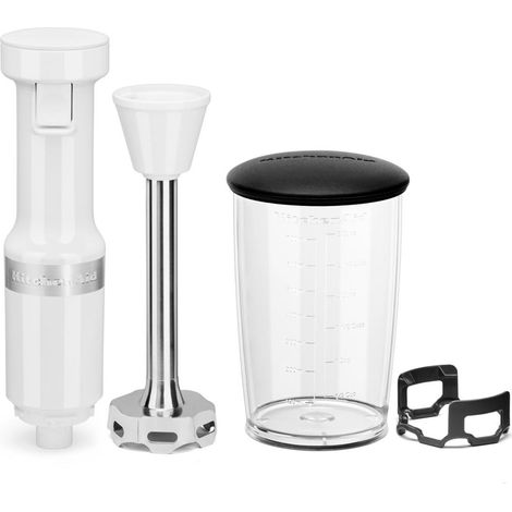 Mixeur plongeant 20cm - Blanc - KitchenAid (1/3)