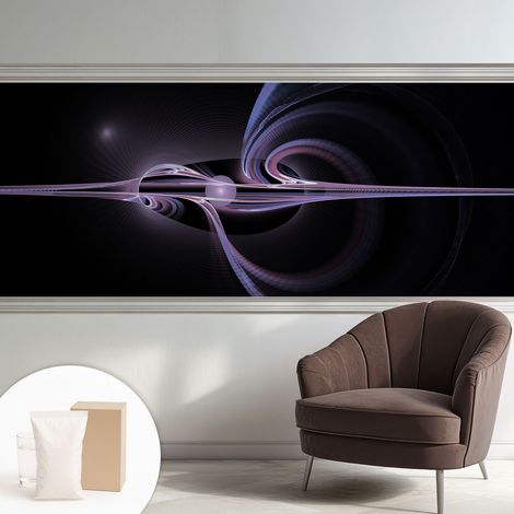 Carta Da Parati Non Tessuto - Di Alta Qualità Per Il Soggiorno La Cucina - Tendenze Moderne - Vlies Ecologico Astrazione cosmica 250x104 cm (1/5)