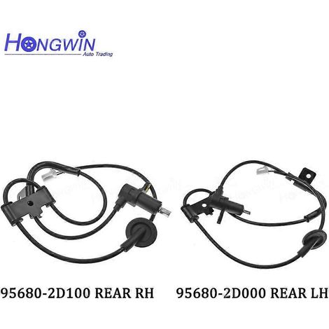 Capteur de vitesse ABS avant et arrière compatible avec Hyundai Elantra et Kia Cerato L4 2.0L (2001-2006) - Références : 95670-2D050, 95670-2D100, 95680-2D000, 95680-2D100 (arrière droit et gauche). (1/5)