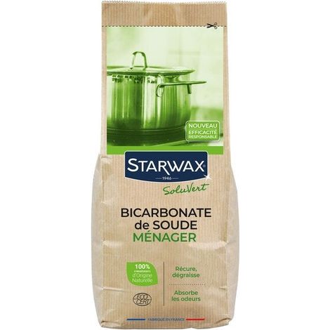 STARWAX Bicarbonate de soude menager starwax soluvert ecodetergent 1kg (1/3)