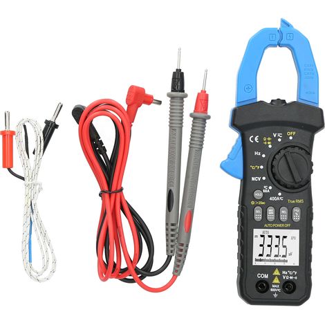 Pince ampèremétrique HP‑7200B T‑RMS 6000 points, tension DC/AC, résistance, température, mesure NCV (1/5)