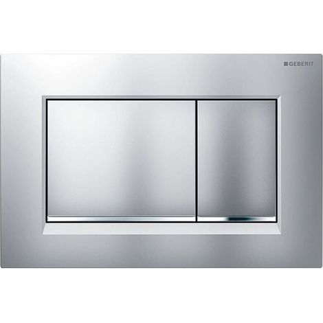 Geberit Sigma30 Doppel-Betätigungsplatte, mattchrom (115.883.JQ.1)