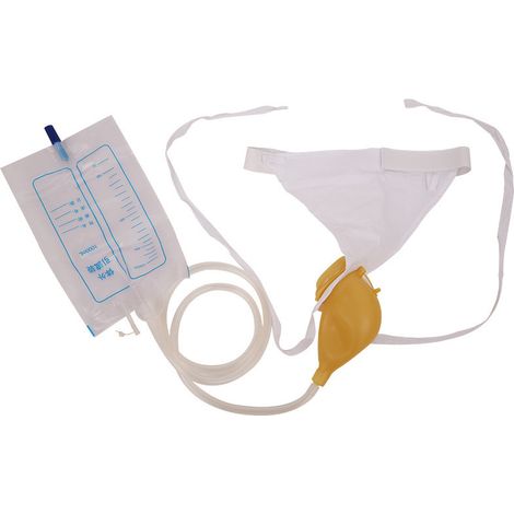 Sac À Urine - Collecteur Urinaire Respirant Pour Homme - Ceinture Élastique Réglable - Capacité 1000 ml