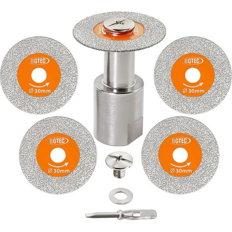 Mini Disque Diamant Carrelage 5 Pièces 30MM Coupe Verre (1/5)