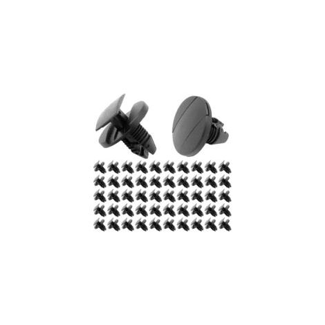 50 Pcs Clips de Fixation Voiture, 8565.53 1609267280, Clips pour Peugeot, Clips Carrosserie, Rivet Plastique Voiture, Agrafe Voiture Compatible avec Citroen Peugeot Jumpy Berlingo C3 C4 C5 C6 clio2 (1/5)