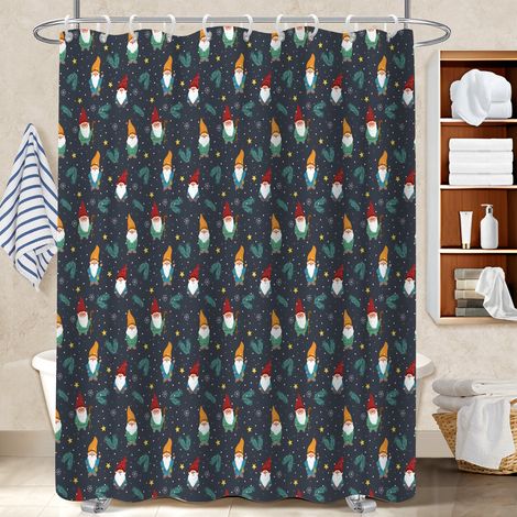 Rideau de douche en polyester 180x180 artistique bâche de douche pour éviter les moisissures dans une pièce humide (1/5)