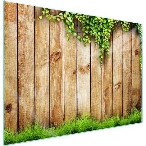 Plaque de protection en verre pour poêle à bois 70x52 (1/5)