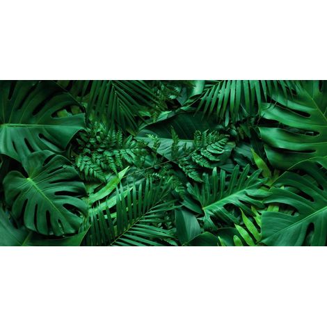Tapis magnétique pour cache radiateur Feuilles de Monstera 60x100cm (1/3)