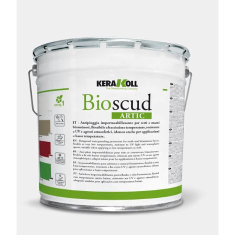 Bioscud artic grigio 18 kg impermeabilizzante per superifici