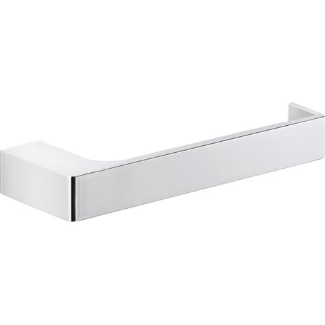 PORTA ROTOLO DA PARETE IN OTTONE CROMATO MODELLO PIRENEI - DIM. CM (LXPXH):17,5X6,6X2,5  - GDY