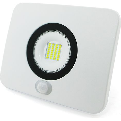 Proyector LED MATEL blanco IP65 sensor 30W fría (1/3)