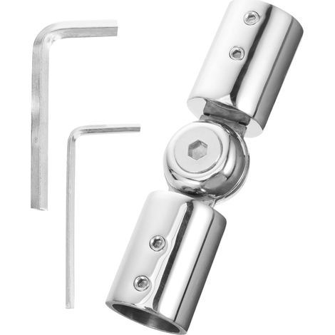 Connecteur d'angle en acier inoxydable Operitacx pour tringles à (1/5)