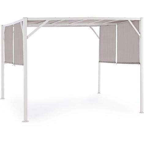 Telo di Ricambio per Gazebo Slide 3x3 Metri Colore Grigio (1/4)