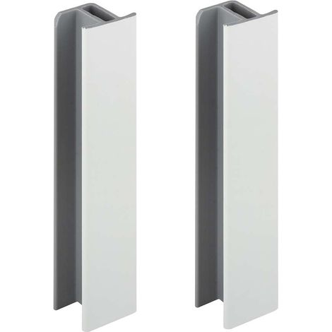 Cyclingcolors – Jonction de plinthe 100mm blanc mat – Raccord connecteur pour pied de meuble – Profil en PVC plastique – Finition soignée (1/3)