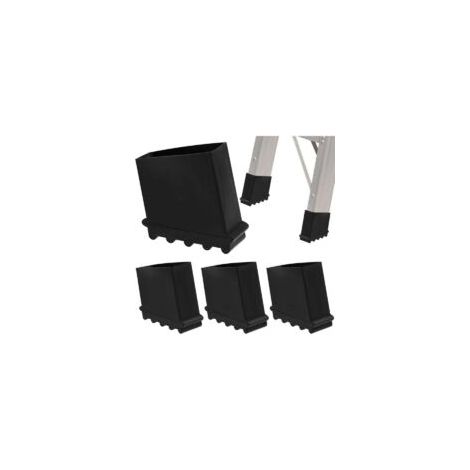 Lot de 4 pieds d'échelle en caoutchouc de rechange, échelle, pieds en caoutchouc, pieds de rechange, pieds en caoutchouc, pièces de rechange- Crezuo (1/4)