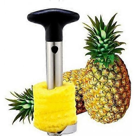 Découpeur d'ananas en acier inoxydable, 24 cm, noir (1/4)