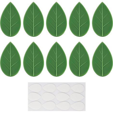 Lot de 10 fixations murales auto-adhésives – crochets invisibles pour plantes grimpantes, avec attaches métalliques (1/5)