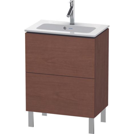 DU WTU Compact L-Cube 704x620x391mm 2 Ausz.,bodenst., Amerik. Nussbaum (1/5)