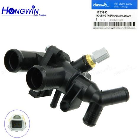 Convient pour le boîtier de thermostat du moteur Ford Ranger 2.2, thermostat de liquide de refroidissement 1733253 (1/5)