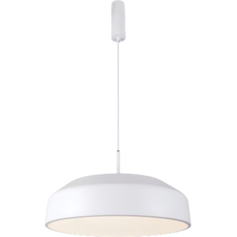 Cagliari - Colección CAG Lámpara Colgante 40cm, 1xLED, 30W, Blanco (1/2)