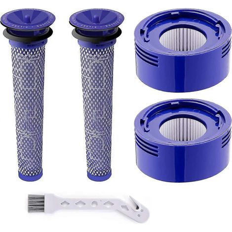 Filtre pour Dyson, filtre de remplacement pour Dyson V8 V7, 2 préfiltres pour Dyson V6 V7 V8, 2 filtres de rechange (1/5)
