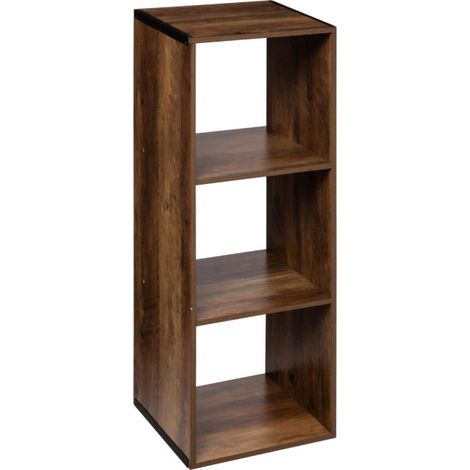Étagère 3 Cases Déco "Mix N Modul" 34cm Naturel (1/2)