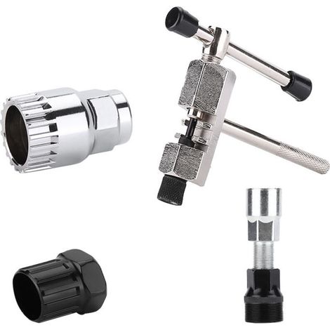 Herramientas para reparación de bicicletas, extracción del eje de pedalier, extracción del volante, extracción de la cadena, extracción de la biela, multifuncional (1/5)