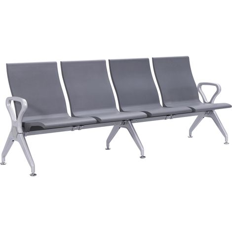 Banc d'attente Ermin 4 places Gris (1/5)