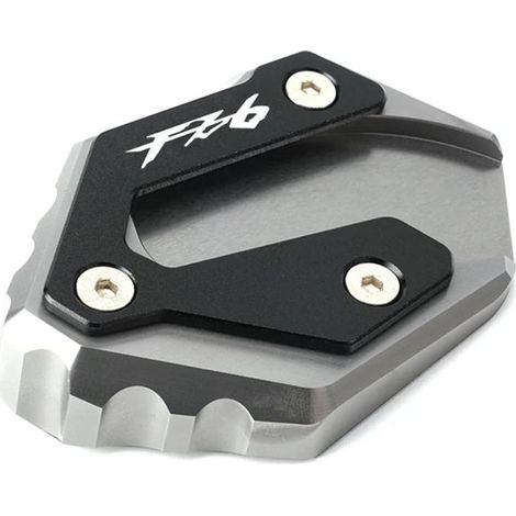 (Gris-FZ6) Compatible avec Yamaha FZ1 FZ 1 2006-2015 FZ6 FZ6R FZ6-S2 2004-2009 Accessoires moto Béquille latérale en aluminium Extension de béquille maxpower (1/4)