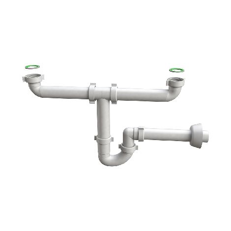 SIFONE PER LAVELLO A TUBO MAGNUM- 11/2- BONOM- pezzi 1