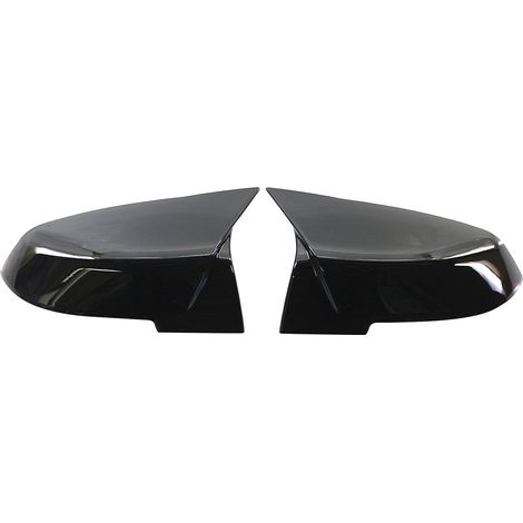 Paar glänzend schwarze Spiegelkappen für BMW F20 F21 F30 F32 F36 X1 M3