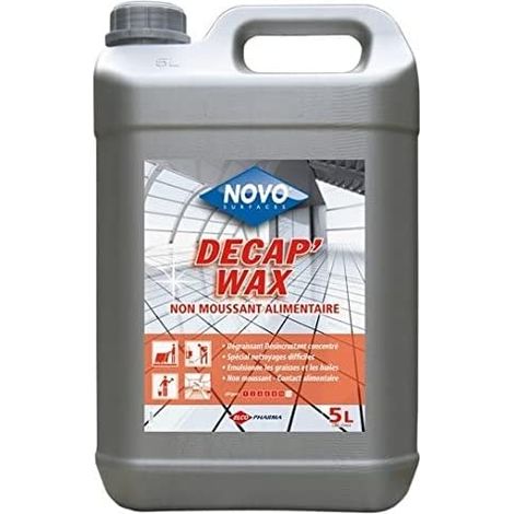 DEGRAISSANT DECAPWAX JAUNE TOUTES SURFACES- BIDON 5L