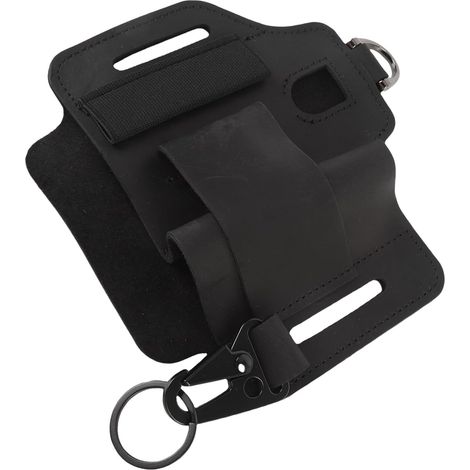 Sacoche ceinture à outils en cuir Pongnas, pochette à outils de taille avec 12 compartiments pour entrepreneurs, électriciens, travaux de réparation en extérieur - Grain Construction (1/5)