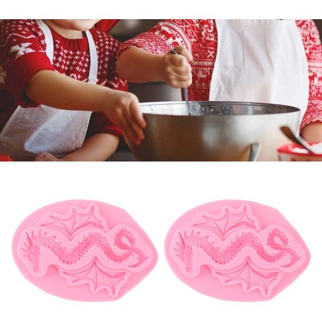 Zwei Fondant-Kuchenformen, dekorative Formen, Silikonformen, Kuchen- und Schokoladenformen, Modell 7. (1/5)