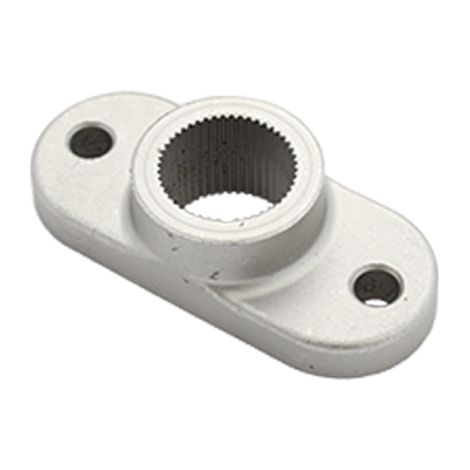 Support de lame tracteur tondeuse MTD cannelé 25mm – Alésage 25mm – Entraxe 63.5mm – Compatible autoportées MTD (1/3)