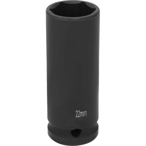 Douille À Impact - 21 mm 22 mm 24 mm - Entraînement 1/2 Pouces - Profonde - Pour Clé Pneumatique Et À Cliquet - 1 Pièce (1/5)