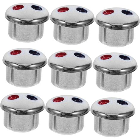 Boutons Indicateurs de Robinet 10 Pièces, Signaux Chaud et Froid (1/5)