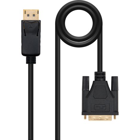 Cavo convertitore da Displayport a dvi, dp/m - dvi/m, nero, 2,0 m nanocable (1/4)