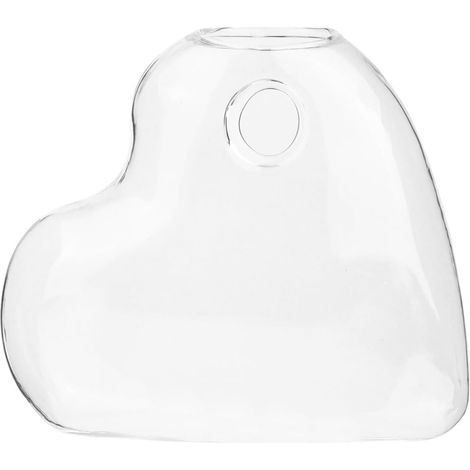 Wasserpflanzvase Herzförmig aus Glas Hängend mit Kreativer