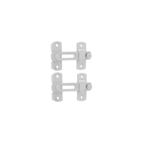 Houhence – Pestillo de acero inoxidable para puertas – Cerradura de seguridad para puertas correderas – Base reforzada para mayor durabilidad – Para dormitorios y garajes – Crezuo