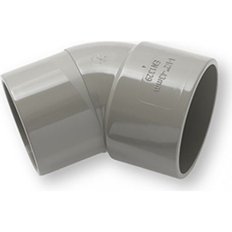 Primaplumb 40mm 45 Deg Spigot Bends Grey for Plumbing