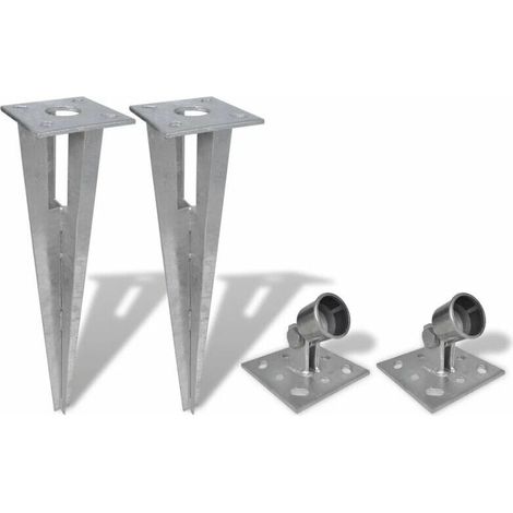 Support pour jambe de force a enfoncer (2 kits) (1/5)