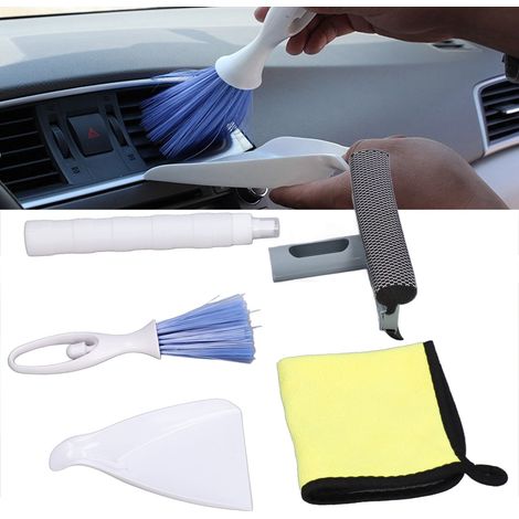 Ensemble d'outils de nettoyage, nettoyeur de recoins, nettoyant pour vitres, ensemble de chiffons de nettoyage intérieur (1/5)
