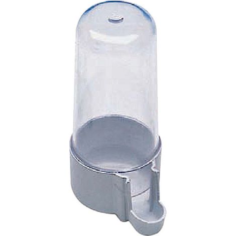 8,5 cm: Sifone in plastica per gabbia uccelli