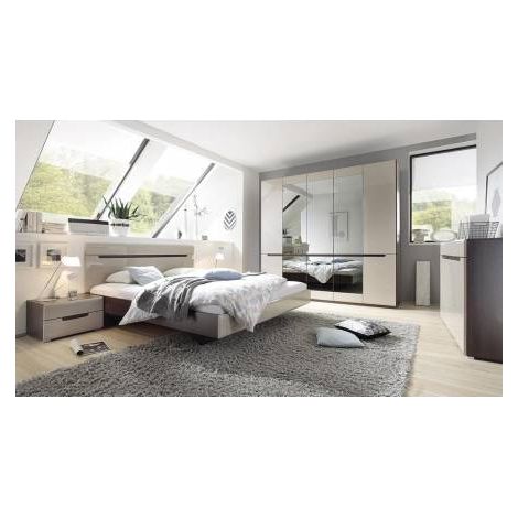 Chambre complète HEKTOR 180x200 cm - ARMOIRE: avec armoire (1/5)