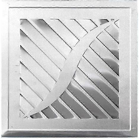 Sortie d'air plafonnier ventilateur d'extraction pour salon salle de bain WC, bouche de ventilation murale, modèle robuste, installation facile, débit puissant. (1/5)