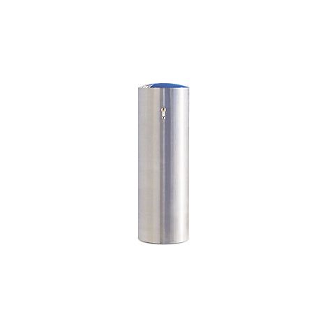 Bolardo de acero inoxidable XL  extraíble  con cerradura de (1/3)