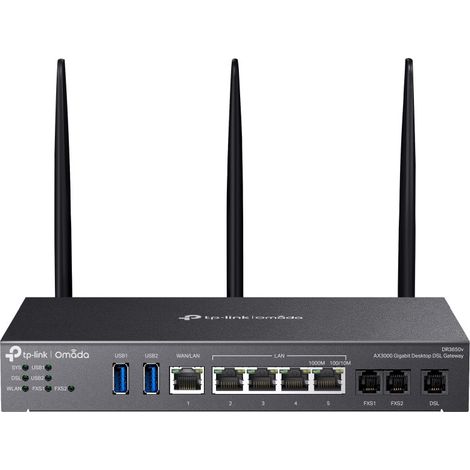 TP-Link Omada AX3000 router wireless Gigabit Ethernet Dual-band (2.4 GHz/5 GHz) Nero