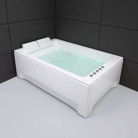 Baignoire Balnéo Kensho duo Wave 180 x120 x68 cm, by SPALINA (1/5)
